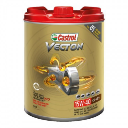 Dầu động cơ Castrol Vecton 15W-40 CK4