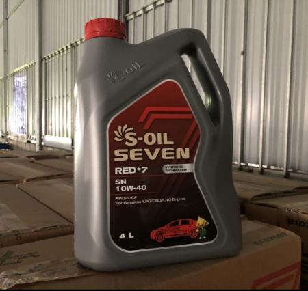 S-OIL SEVEN RED #7 SN 10W-40